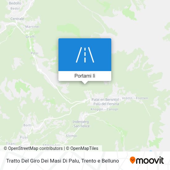 Mappa Tratto Del Giro Dei Masi Di Palu
