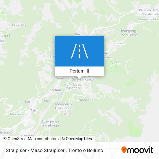 Mappa Straipiser - Maso Straipiseri