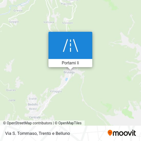 Mappa Via S. Tommaso