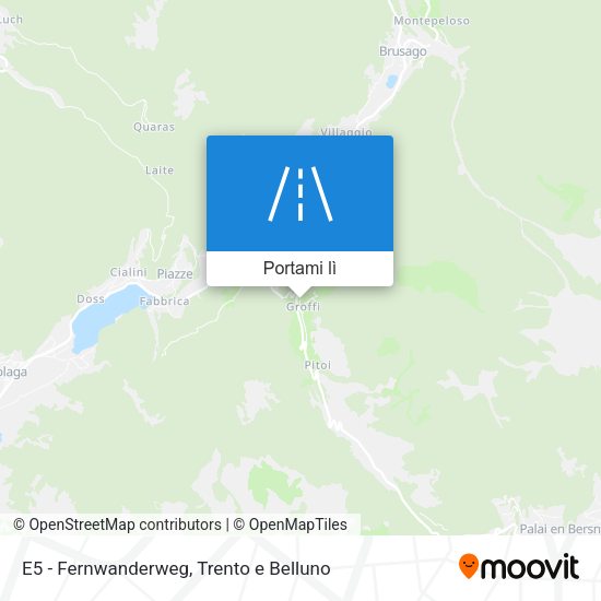 Mappa E5 - Fernwanderweg