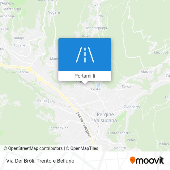 Mappa Via Dei Bròli