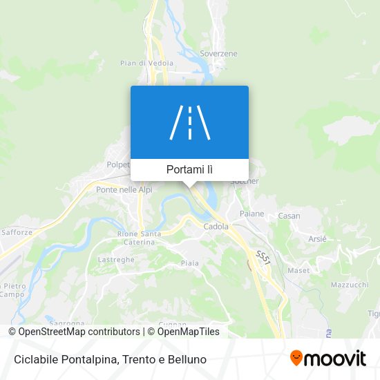 Mappa Ciclabile Pontalpina