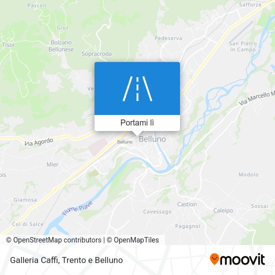 Mappa Galleria Caffi