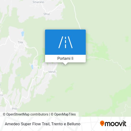 Mappa Amedeo Super Flow Trail