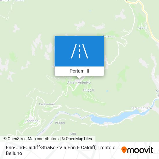 Mappa Enn-Und-Caldiff-Straße - Via Enn E Caldiff