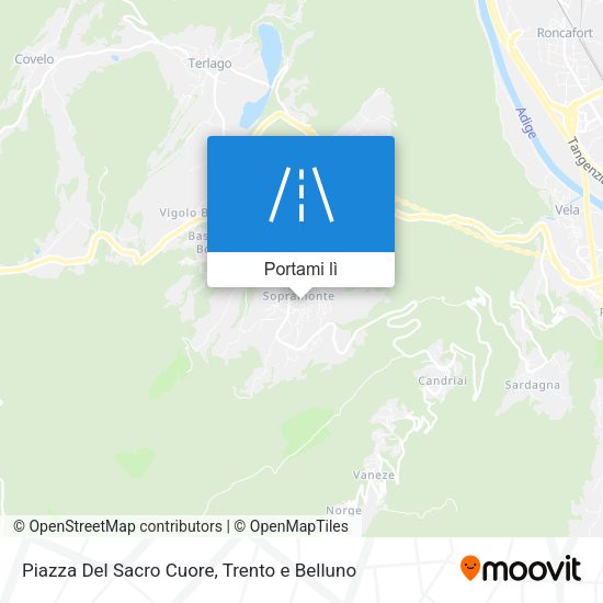 Mappa Piazza Del Sacro Cuore