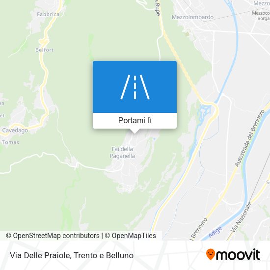 Mappa Via Delle Praiole