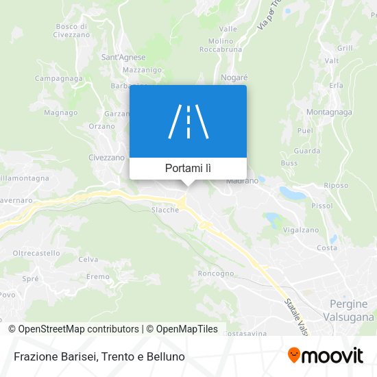 Mappa Frazione Barisei