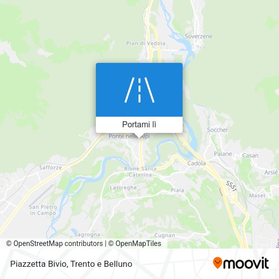 Mappa Piazzetta Bivio