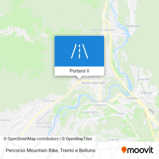 Mappa Percorso Mountain Bike
