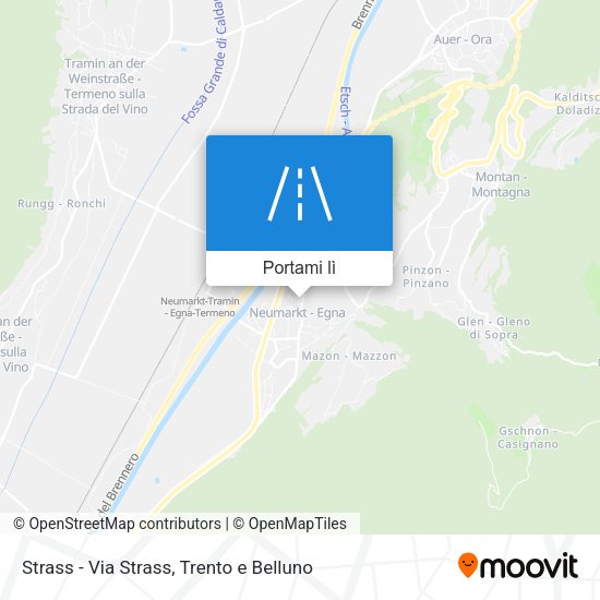 Mappa Strass - Via Strass