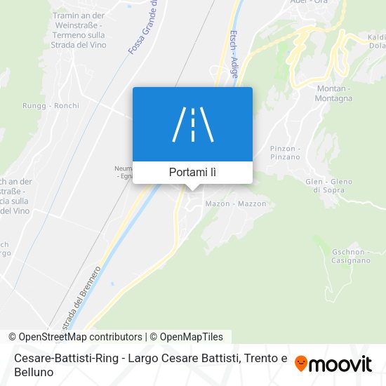 Mappa Cesare-Battisti-Ring - Largo Cesare Battisti