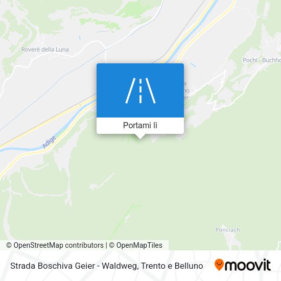 Mappa Strada Boschiva Geier - Waldweg