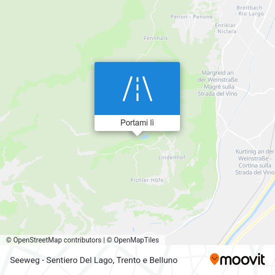 Mappa Seeweg - Sentiero Del Lago