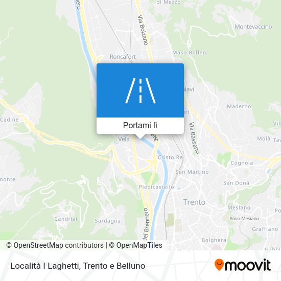 Mappa Località I Laghetti