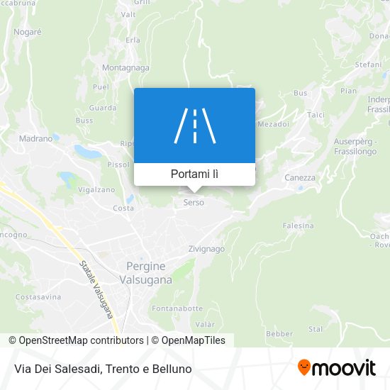 Mappa Via Dei Salesadi