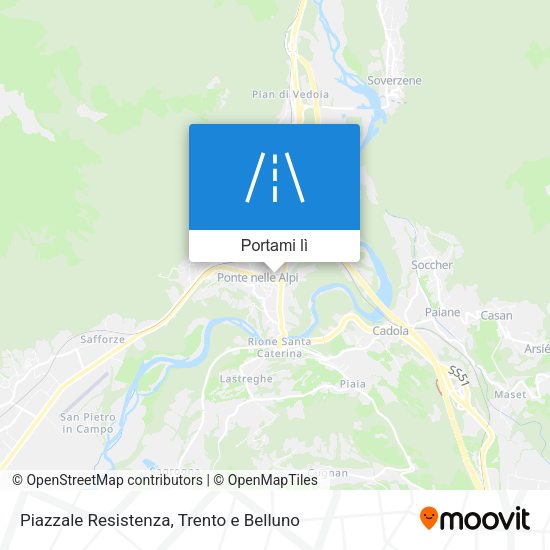 Mappa Piazzale Resistenza