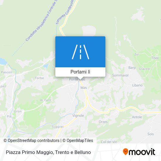 Mappa Piazza Primo Maggio