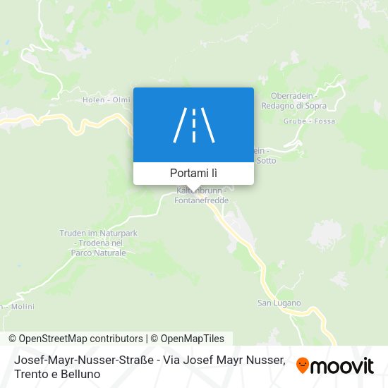 Mappa Josef-Mayr-Nusser-Straße - Via Josef Mayr Nusser