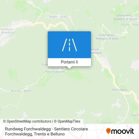 Mappa Rundweg Forchwaldegg - Sentiero Circolare Forchwaldegg