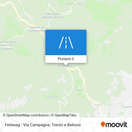 Mappa Feldweg - Via Campagna