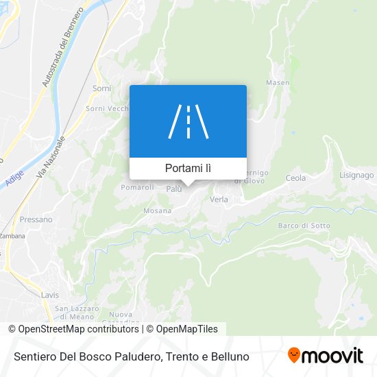 Mappa Sentiero Del Bosco Paludero