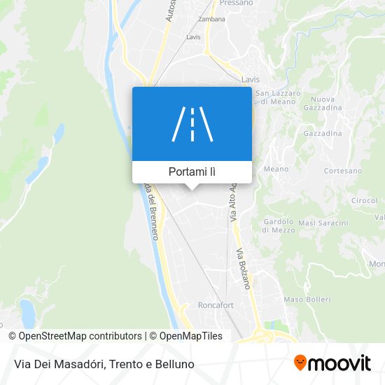 Mappa Via Dei Masadóri