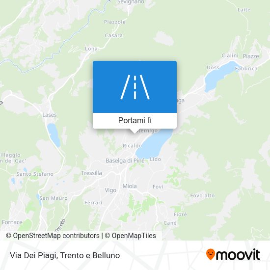 Mappa Via Dei Piagi