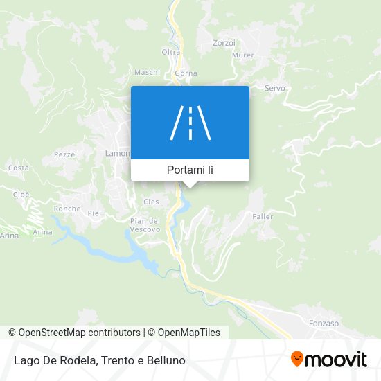 Mappa Lago De Rodela