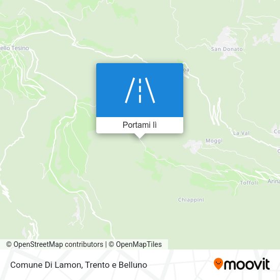 Mappa Comune Di Lamon