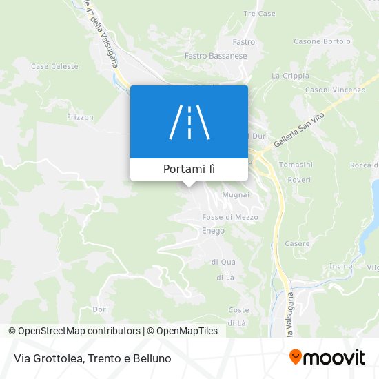 Mappa Via Grottolea