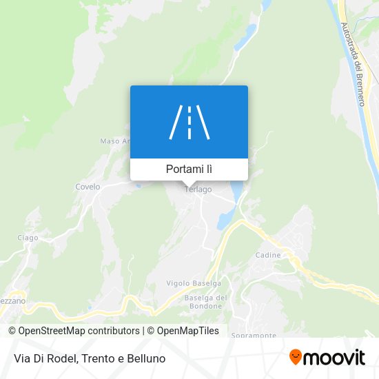 Mappa Via Di Rodel
