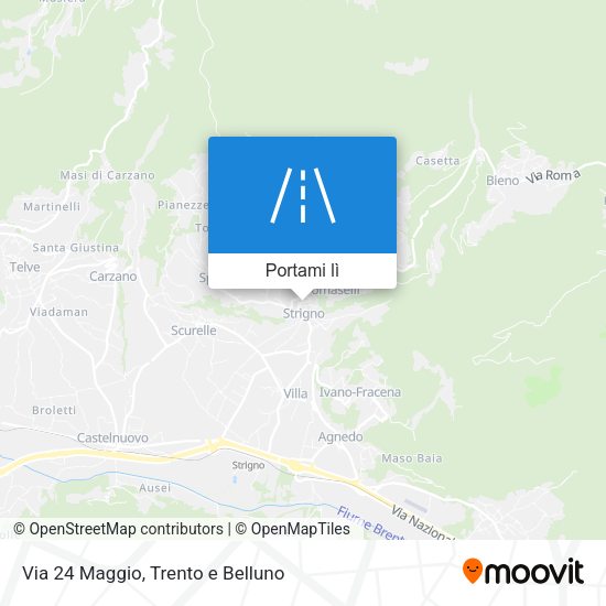 Mappa Via 24 Maggio