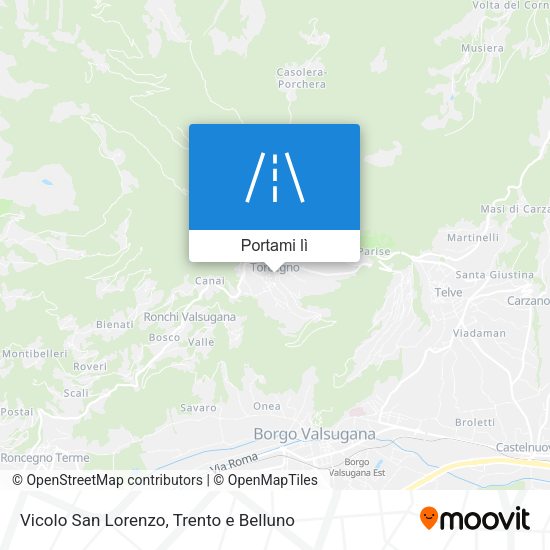 Mappa Vicolo San Lorenzo