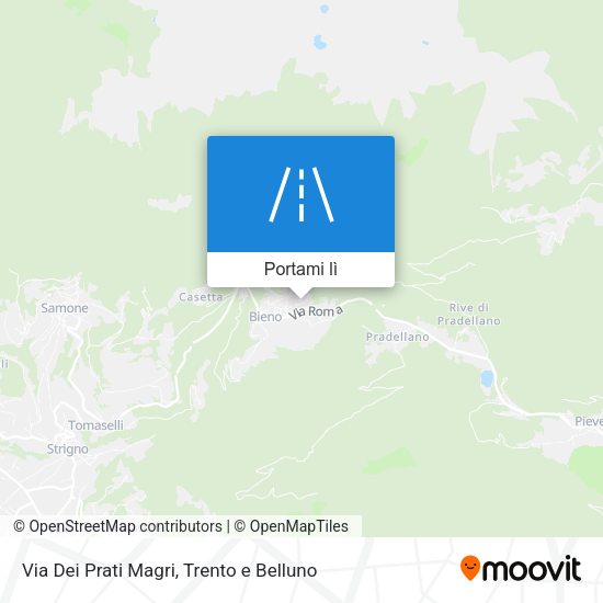 Mappa Via Dei Prati Magri