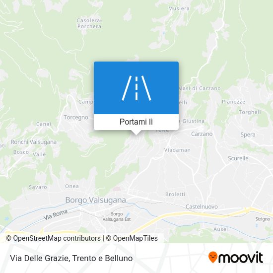Mappa Via Delle Grazie