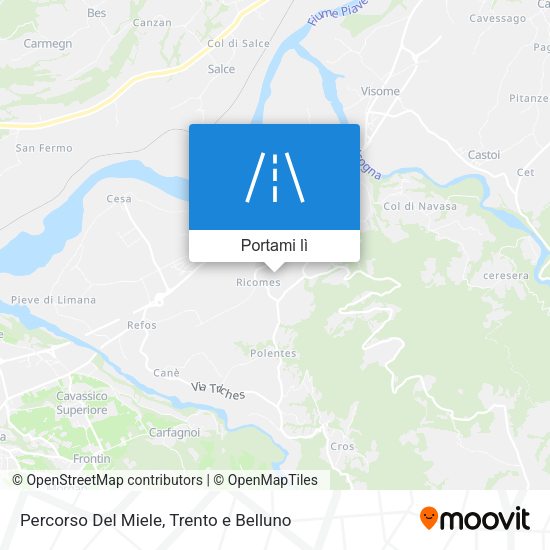 Mappa Percorso Del Miele