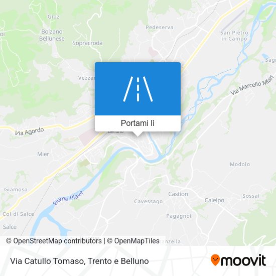 Mappa Via Catullo Tomaso