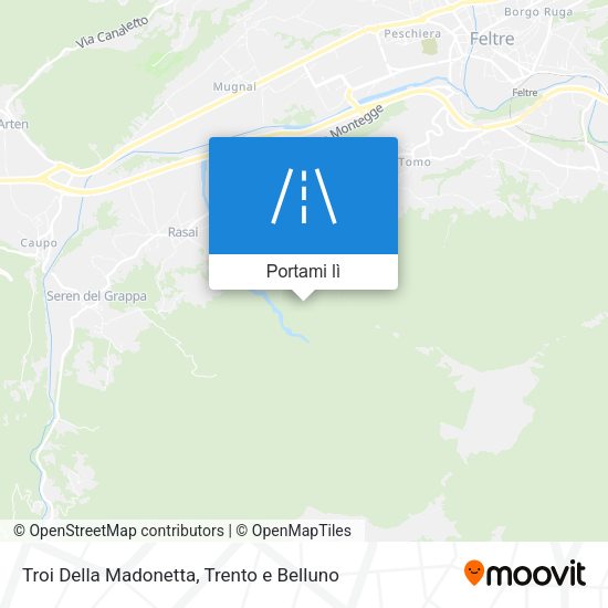 Mappa Troi Della Madonetta