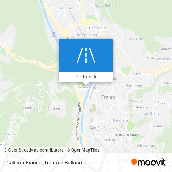 Mappa Galleria Bianca
