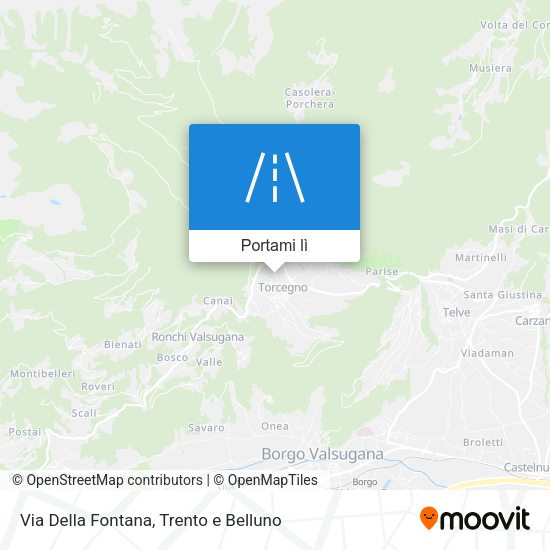Mappa Via Della Fontana