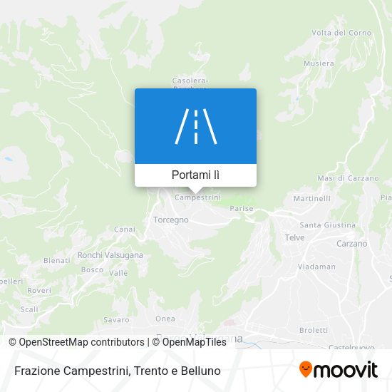 Mappa Frazione Campestrini