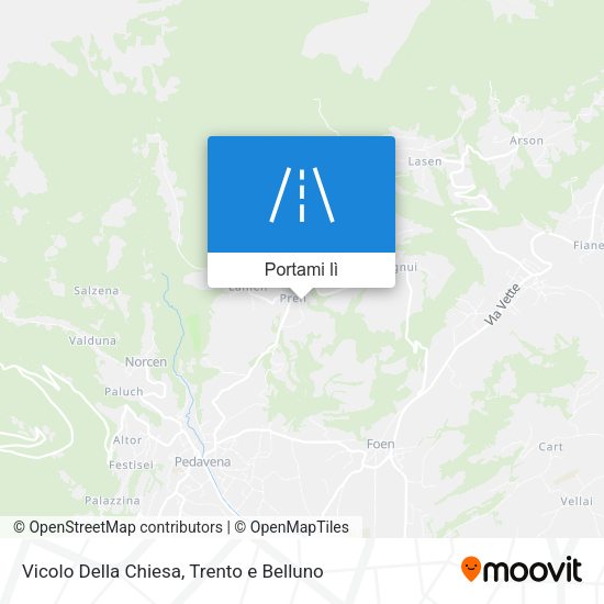 Mappa Vicolo Della Chiesa