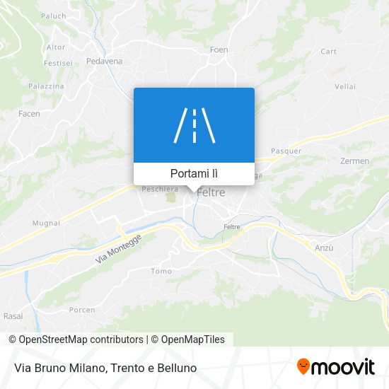 Mappa Via Bruno Milano