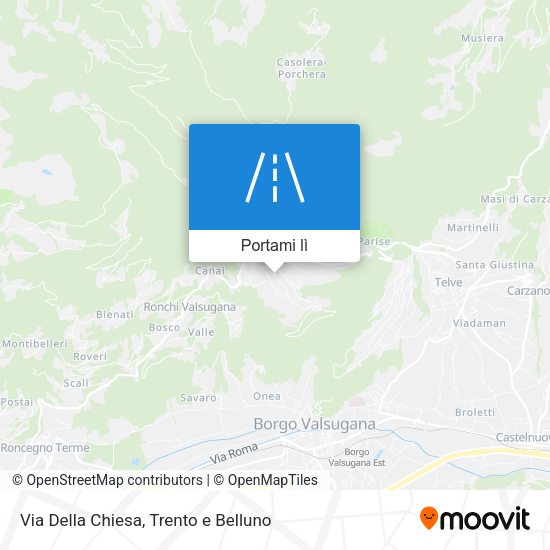 Mappa Via Della Chiesa