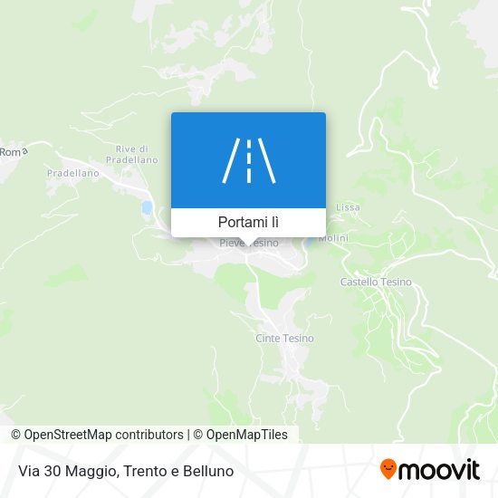 Mappa Via 30 Maggio