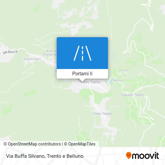 Mappa Via Buffa Silvano