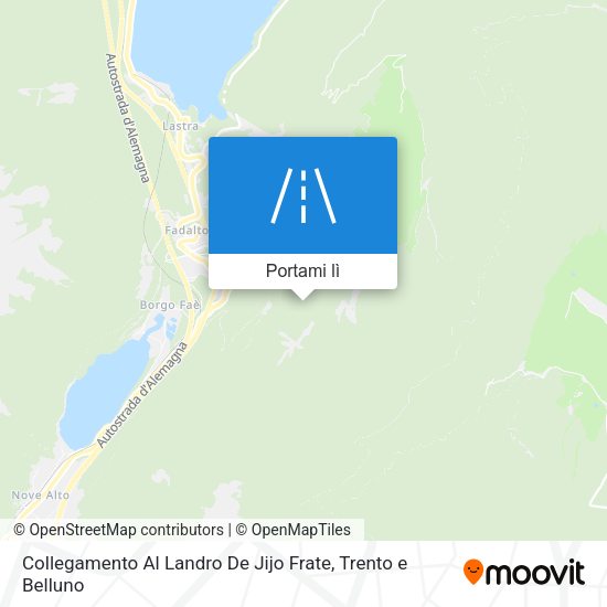 Mappa Collegamento Al Landro De Jijo Frate
