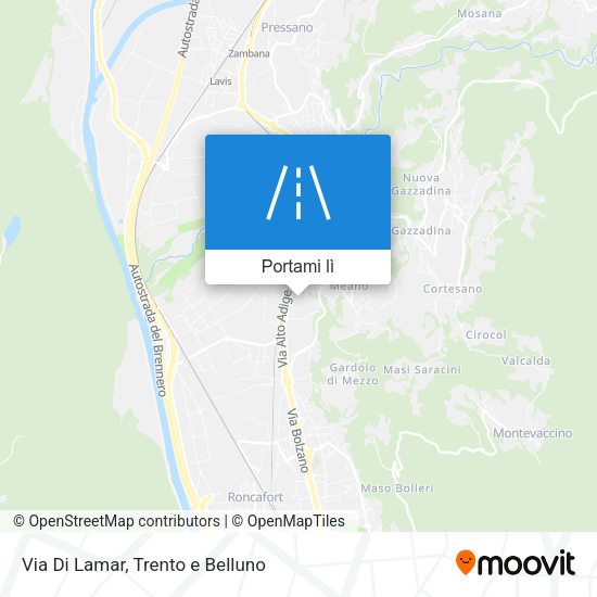 Mappa Via Di Lamar