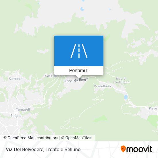 Mappa Via Del Belvedere